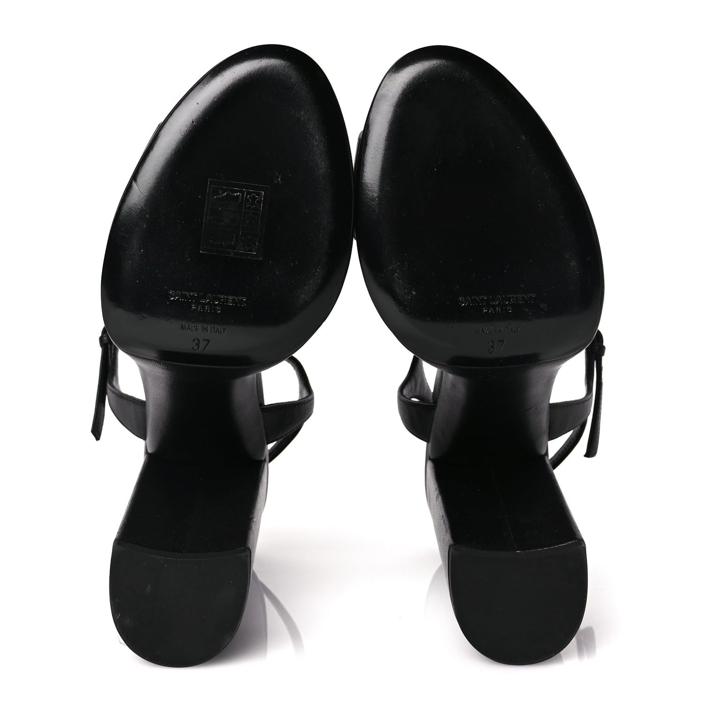 Vendome Bianca 85 Platform Sandals 37 Black