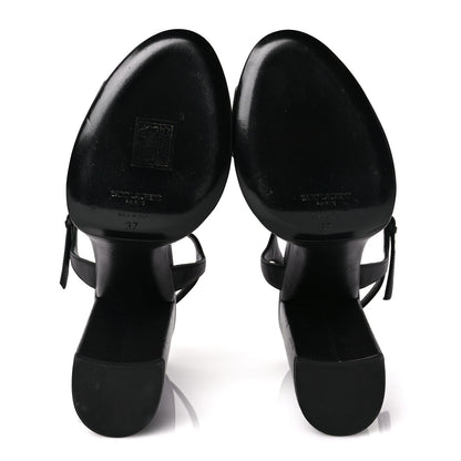 Saint Laurent Vendome Bianca 85 Platform Sandals 37 Black 7 of 8