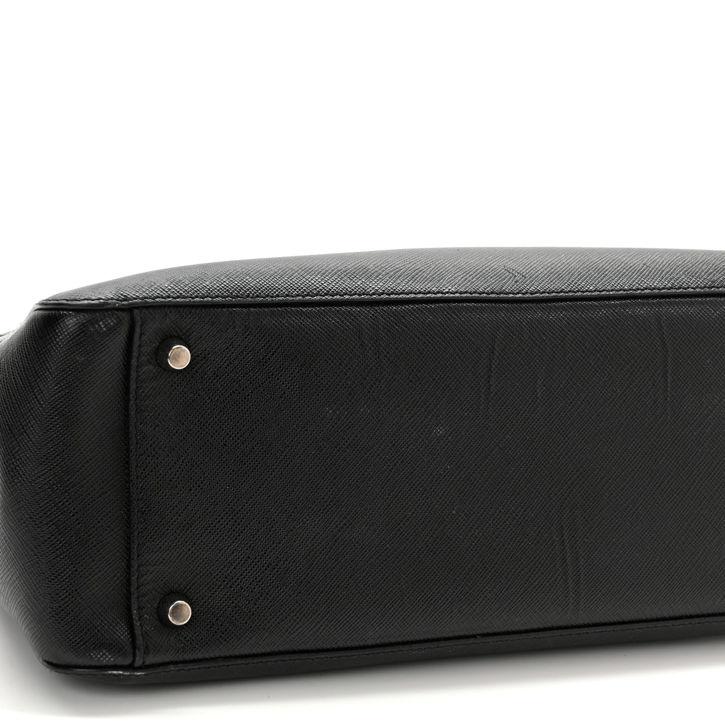 Saffiano Small Galleria Double Zip Tote Black