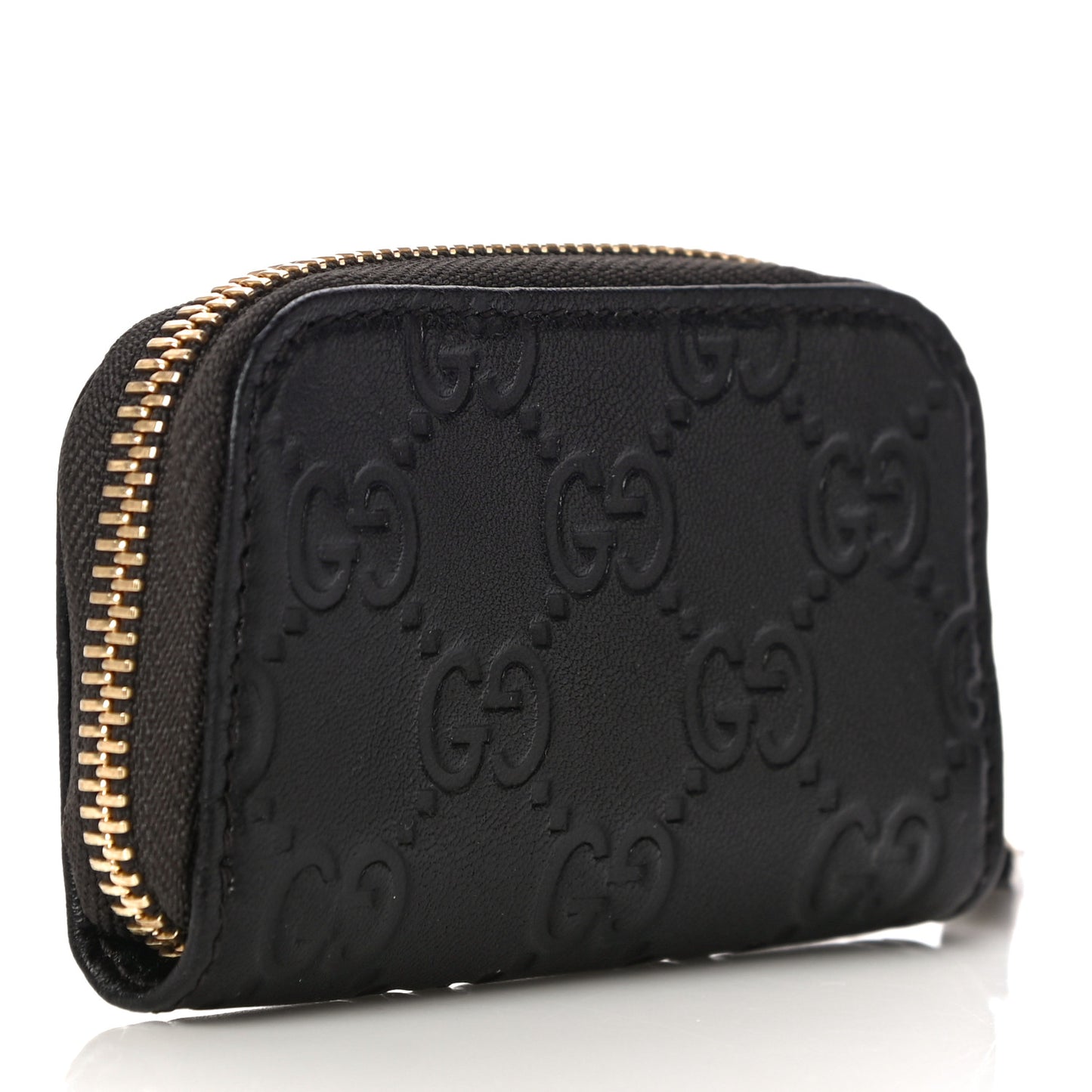 Guccissima Zip Around Card Case