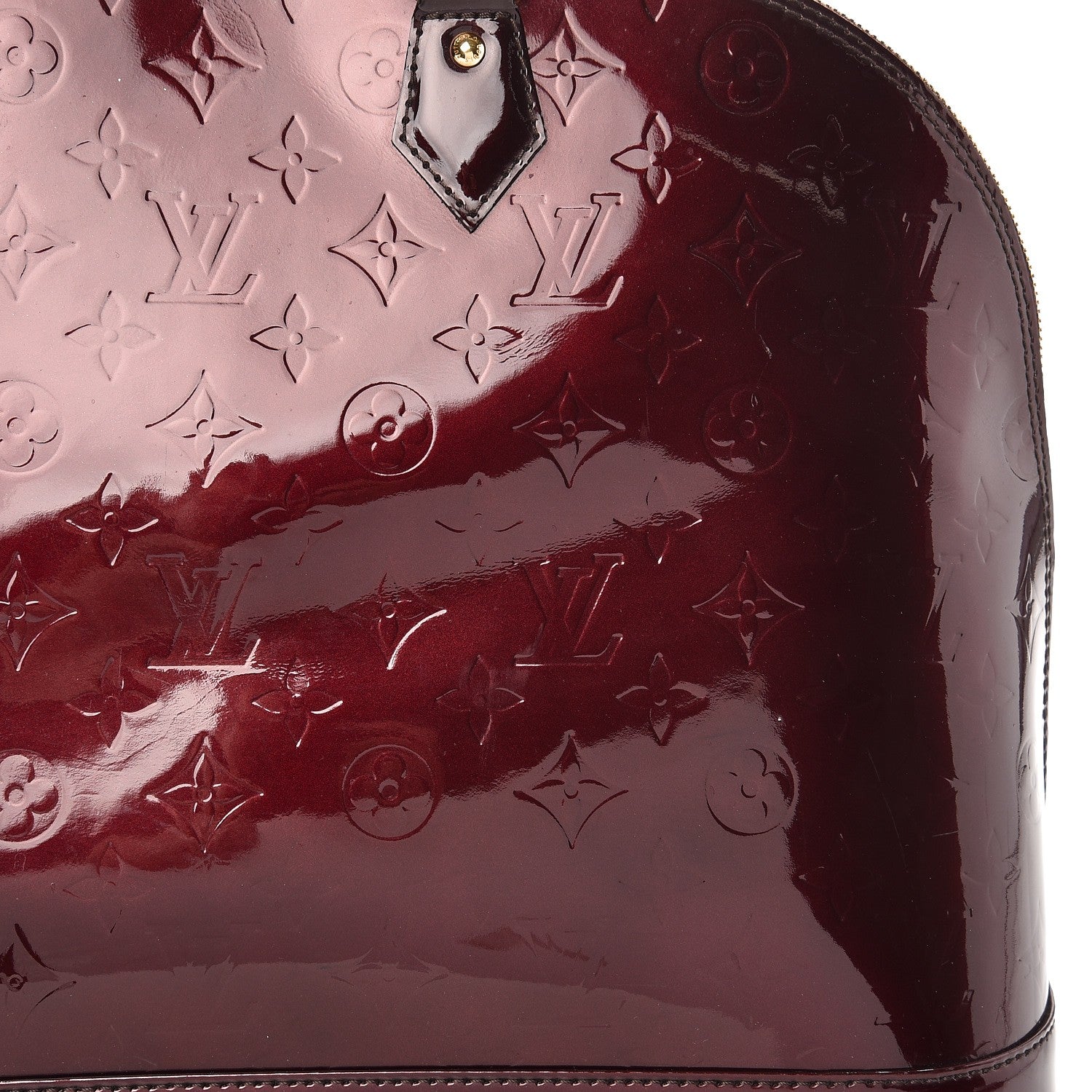 Louis Vuitton Vernis Alma GM Amarante 7 of 7