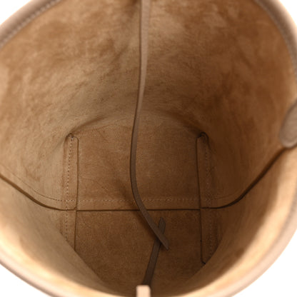 The Row Grained Calfskin Small N/S Park Tote Dark Taupe 5 of 9