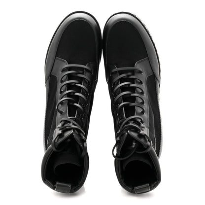 Louis Vuitton Canvas Laureate Platform Desert Boots 37.5 Black 2 of 9