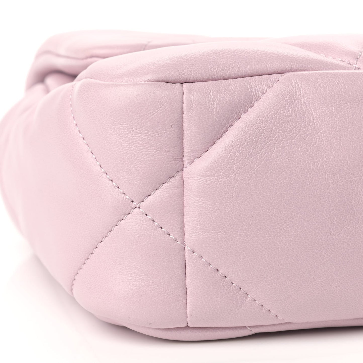 Lambskin Quilted Medium Chanel 19 Flap Light Pink