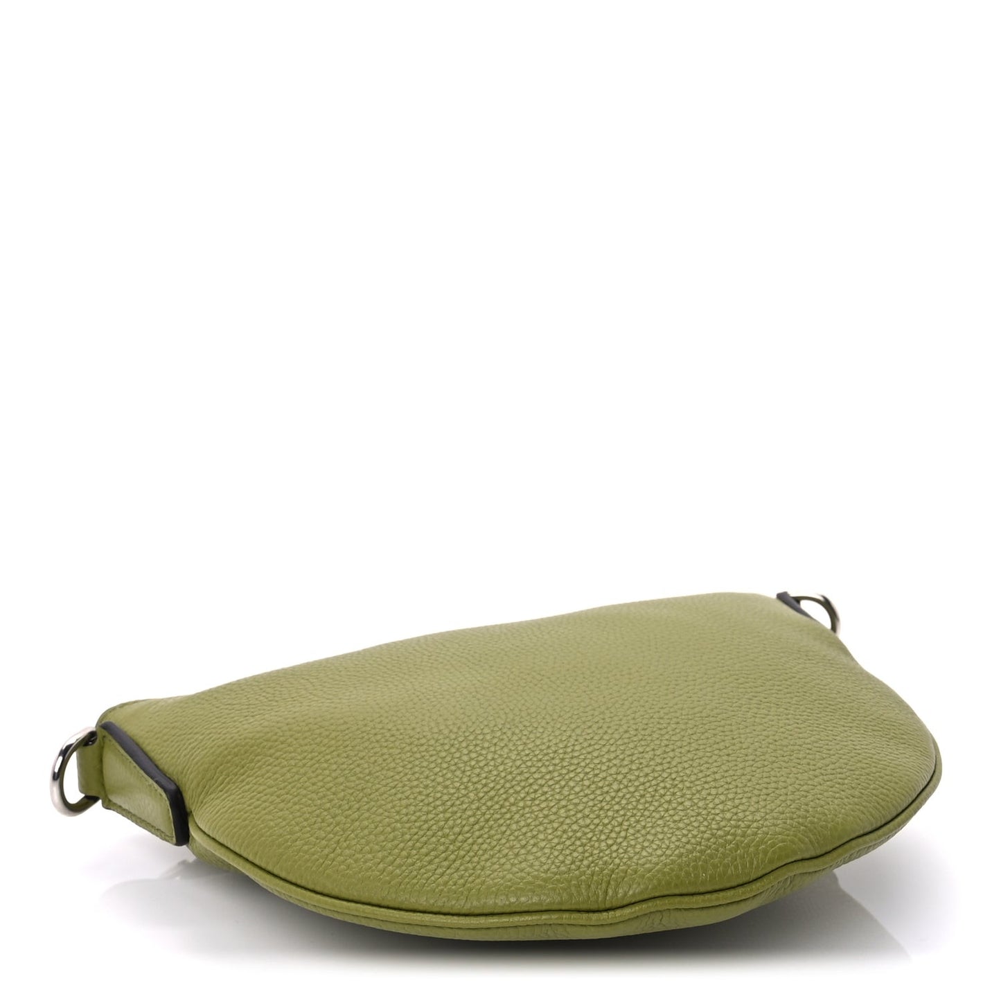 Pebbled Calfskin Mini B Shoudler Bag  Green