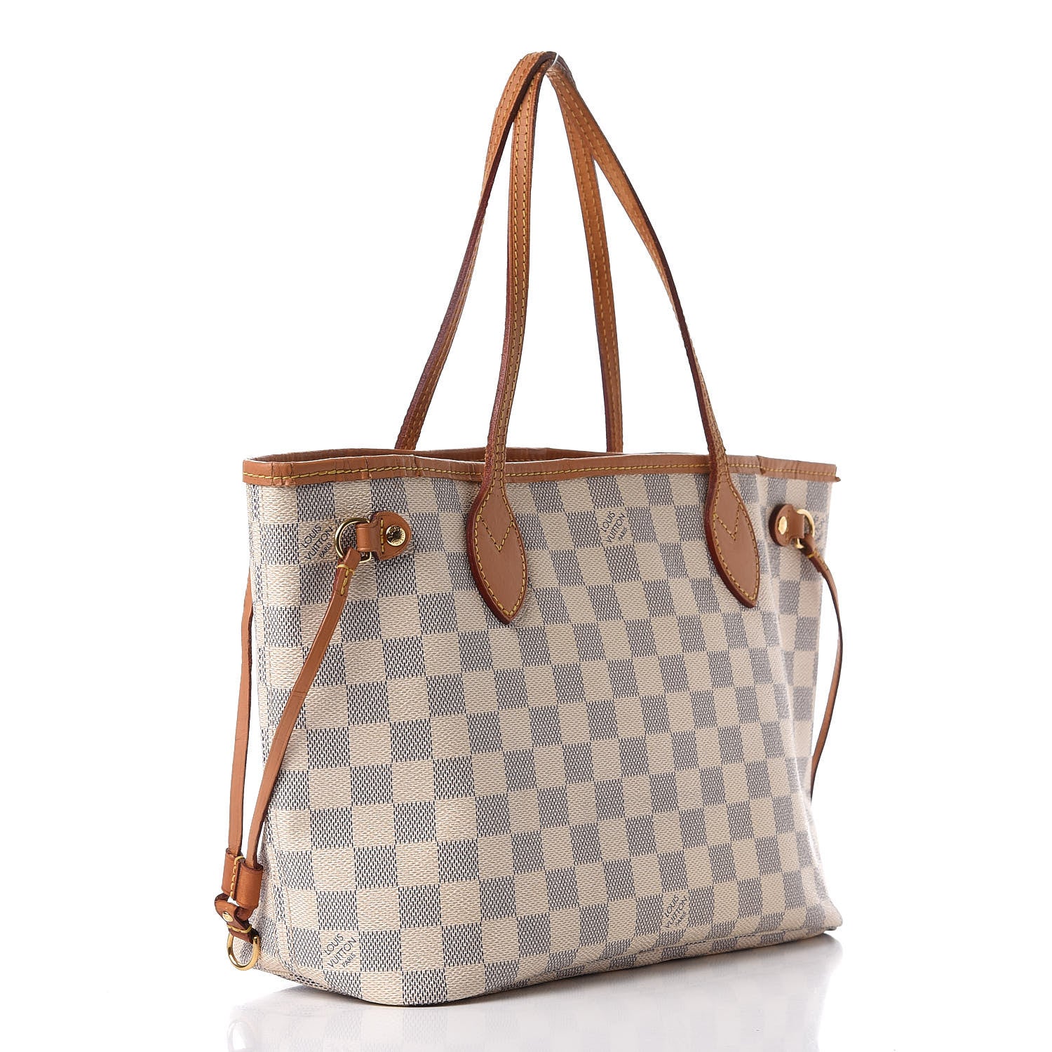 Louis Vuitton Damier Azur Neverfull PM 3 of 15