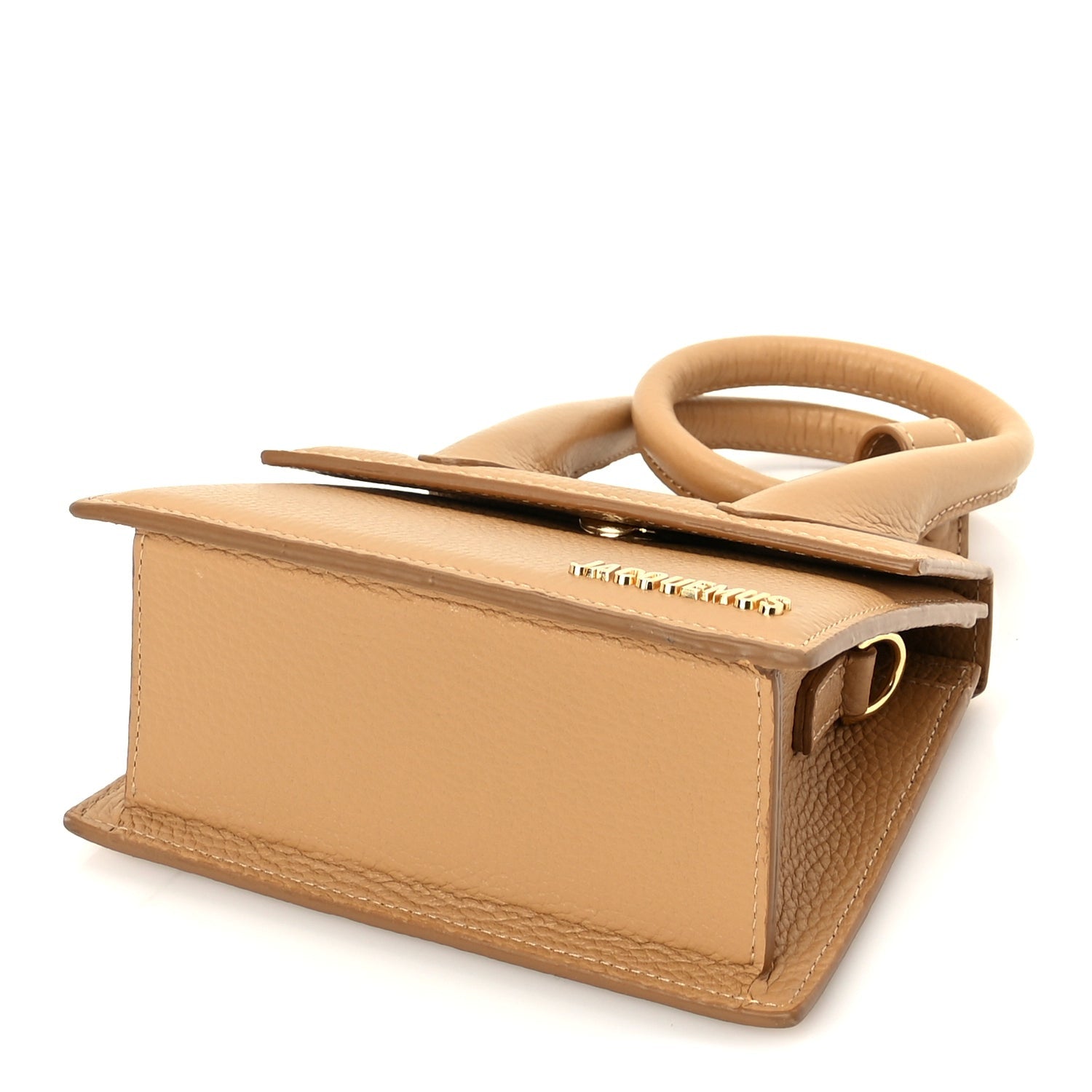 Jacquemus Grained Calfskin Le Chiquito Noeud  Camel 8 of 8
