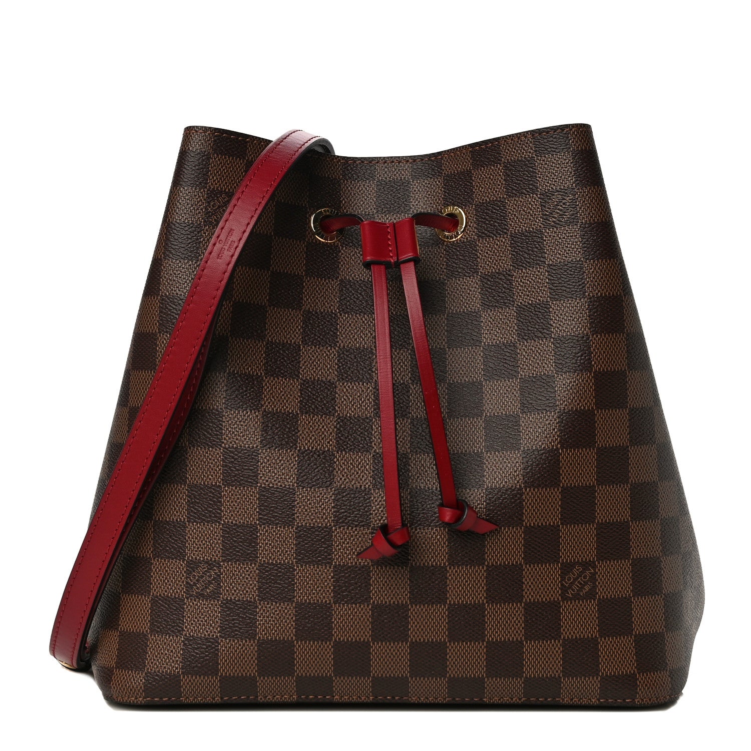 Louis Vuitton Damier Ebene Neonoe MM Cherry Berry 1 of 9