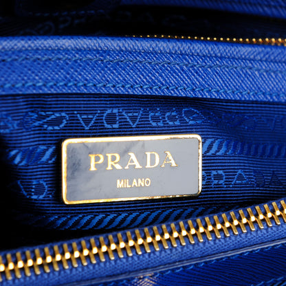 Prada Saffiano Lux Medium Tote Royal 6 of 8