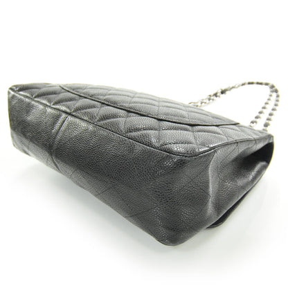 Chanel Caviar Jumbo Single Flap Black SHW 6 of 10