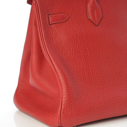 Hermes Buffle Skipper Birkin 35 Rouge Vif 27 of 40