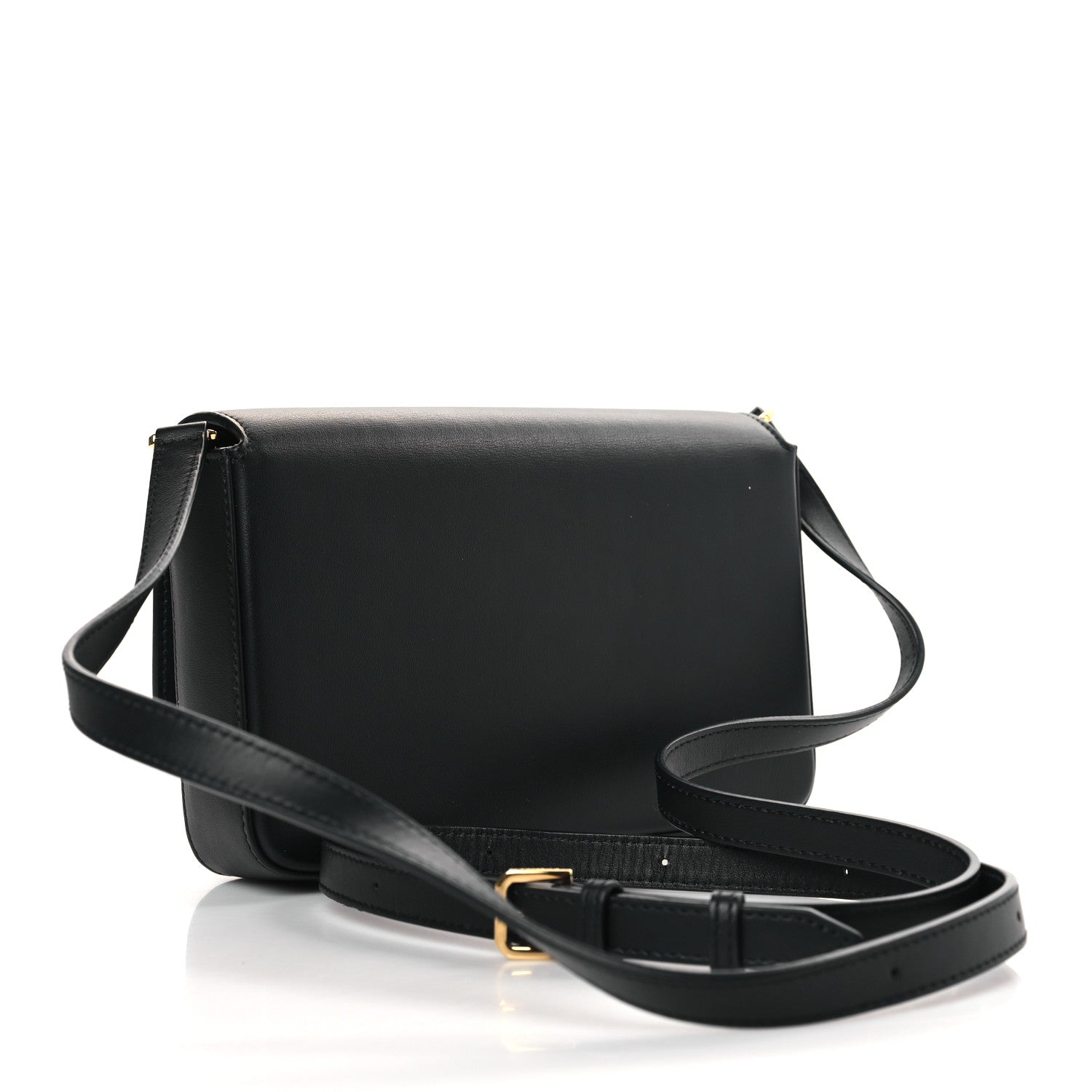 Burberry Calfskin Vintage Check New Hampshire Bag Black 3 of 8