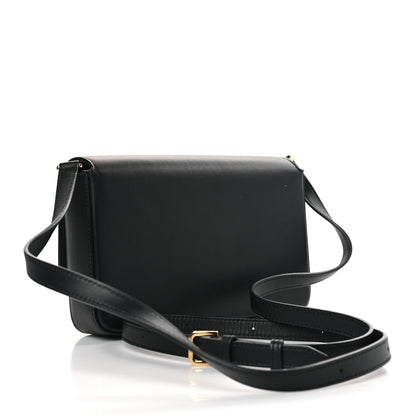 Burberry Calfskin Vintage Check New Hampshire Bag Black 3 of 8