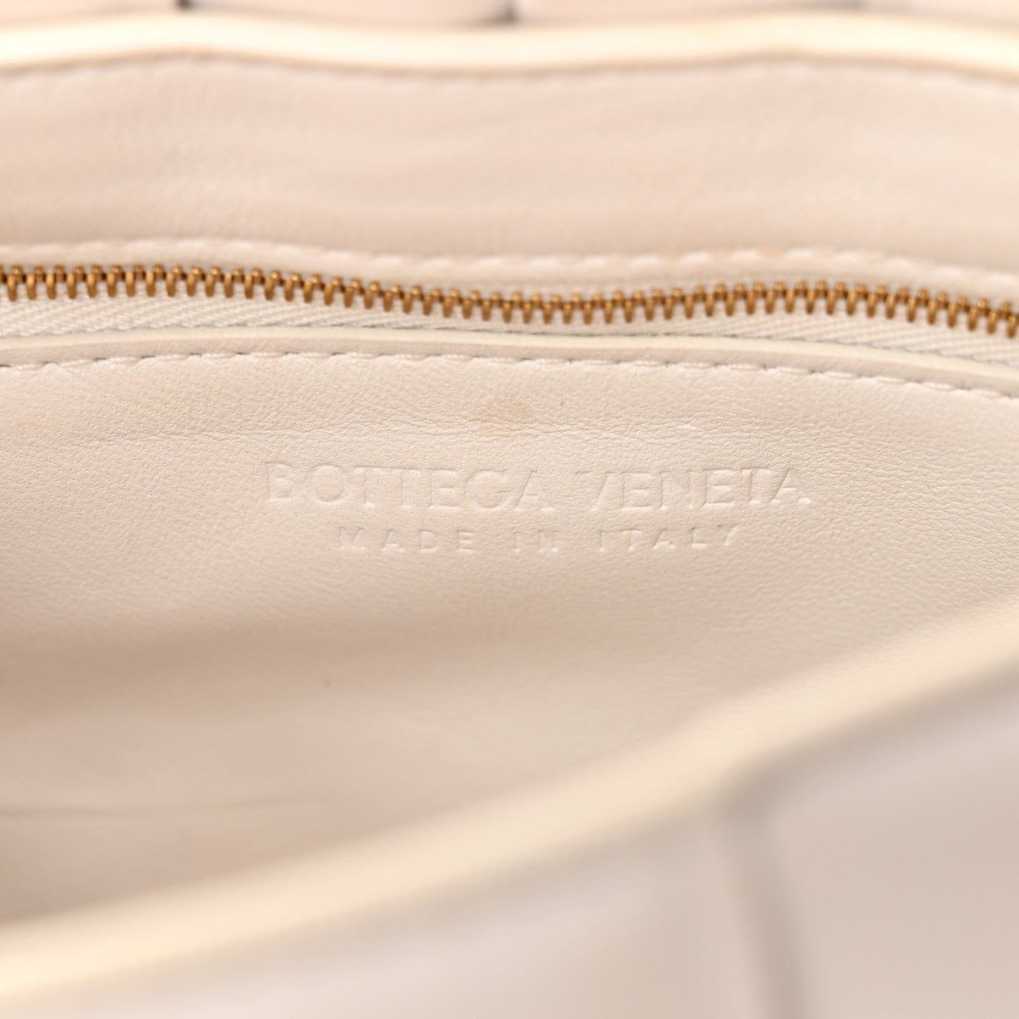 Lambskin Maxi Intreccio Padded Chain Cassette Crossbody Bag White