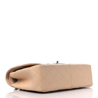 Chanel Caviar Quilted Jumbo Double Flap Beige Clair 3 of 9