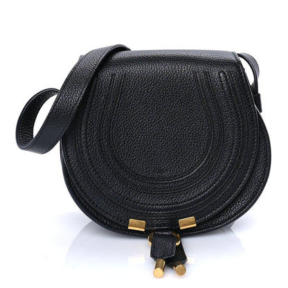 Chloe Calfskin Mini Marcie Round Crossbody Bag  Black 1 of 7