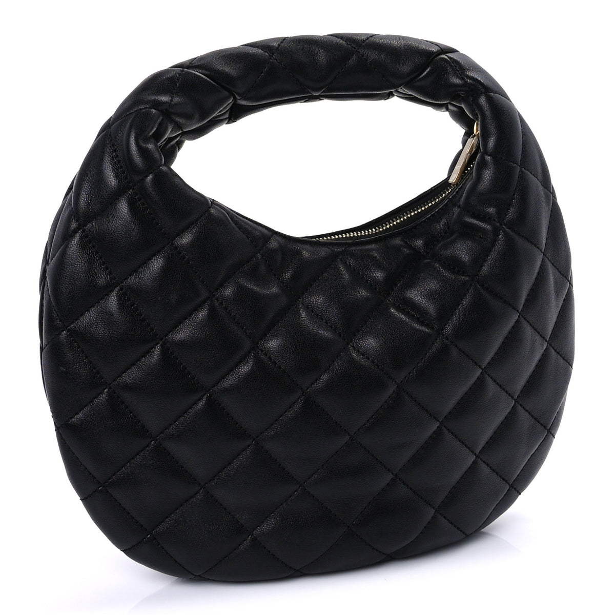 Lambskin Quilted  Black