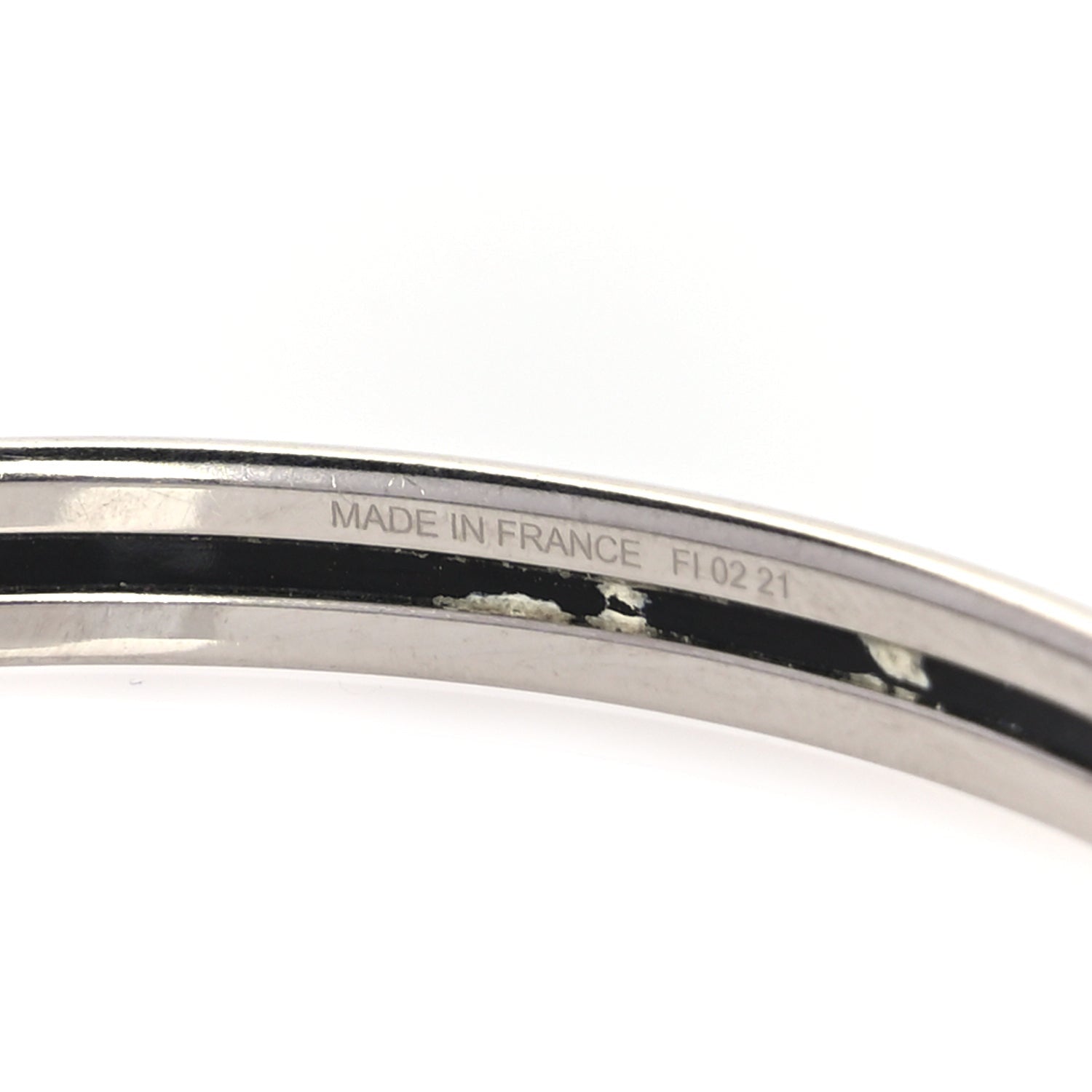 Hermes Enamel Extra Narrow Uni Bracelet 65 Rose Dragee 4 of 5