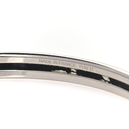 Hermes Enamel Extra Narrow Uni Bracelet 65 Rose Dragee 4 of 5