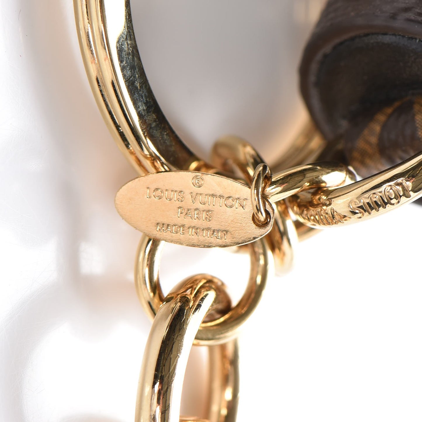 Monogram Tassel Bag Charm