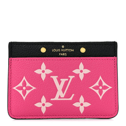 Louis Vuitton Empreinte Spring In The City Card Holder Black White Pink 1 of 7