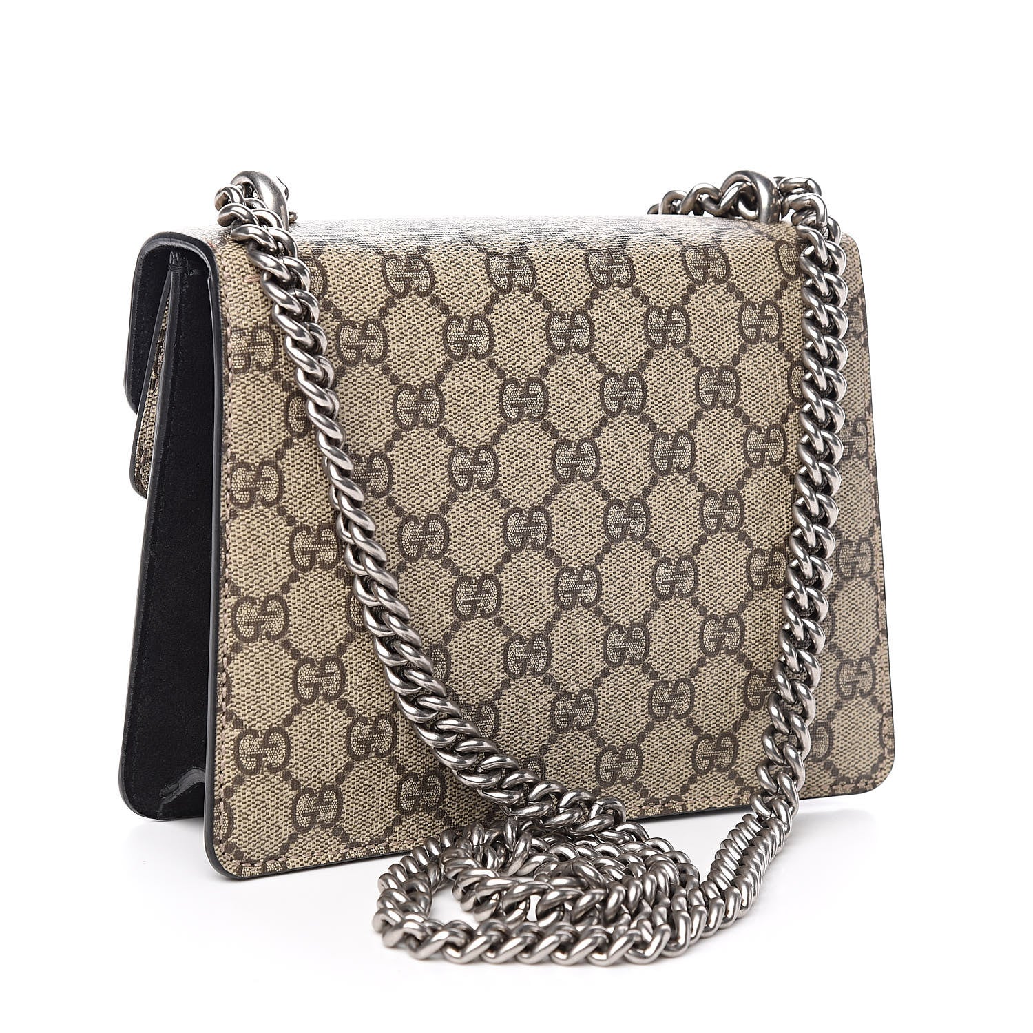Gucci GG Supreme Monogram Mini Dionysus Shoulder Bag Black 3 of 13