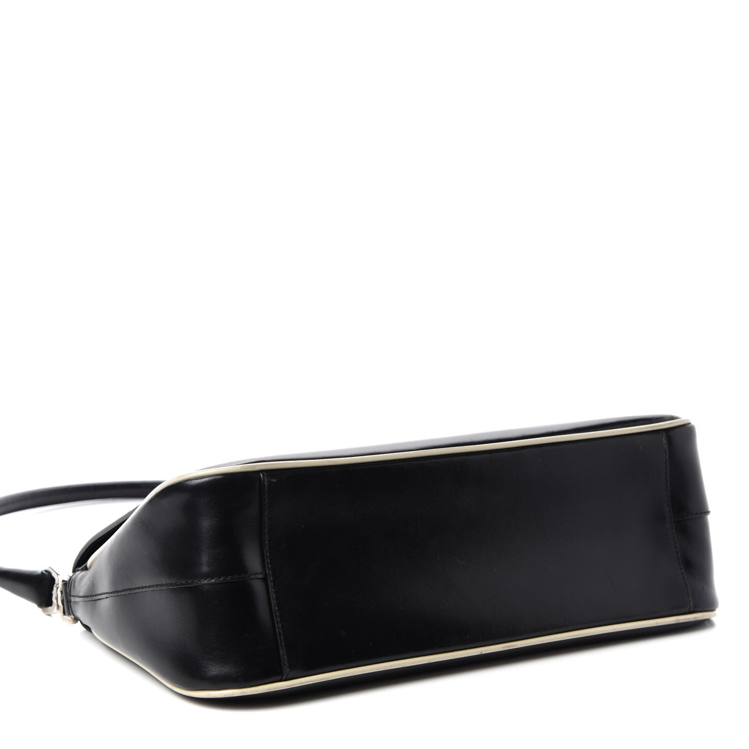 Prada Spazzolato Shoulder Bag Black 4 of 11