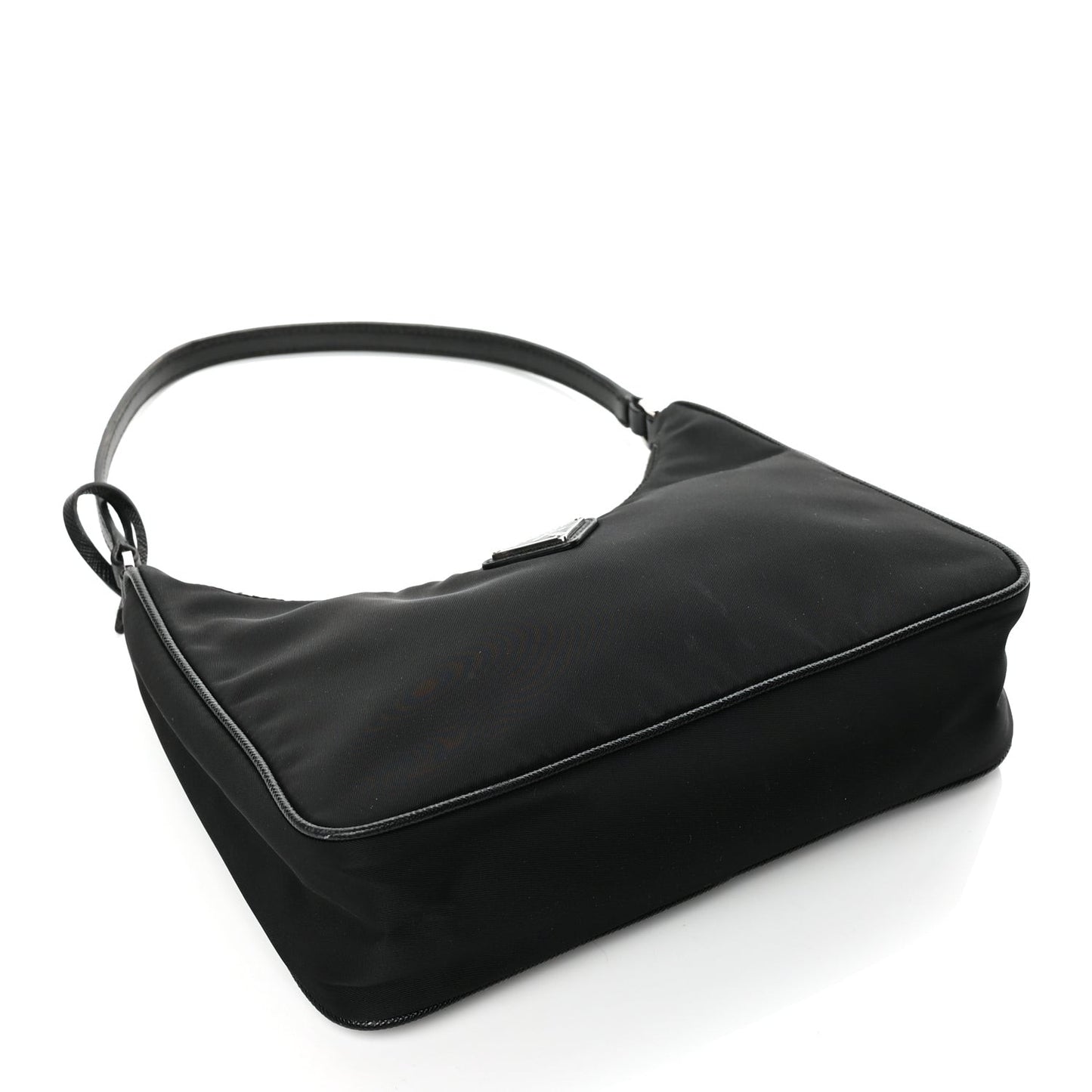 Tessuto Nylon Saffiano Mini Re-Edition 2005 Bag Black