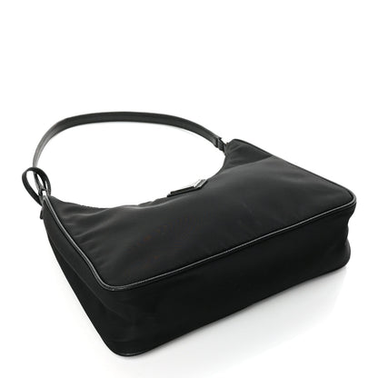 Prada Tessuto Nylon Saffiano Mini Re-Edition 2005 Bag Black 3 of 11