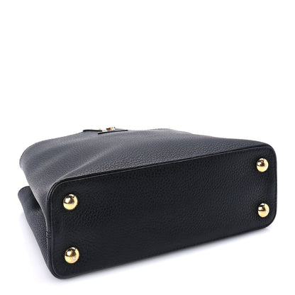 Louis Vuitton Taurillon Capucines BB  Black 3 of 8