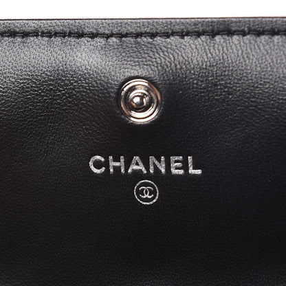 Chanel Lambskin Quilted Boy Flap Wallet Black 9 of 11