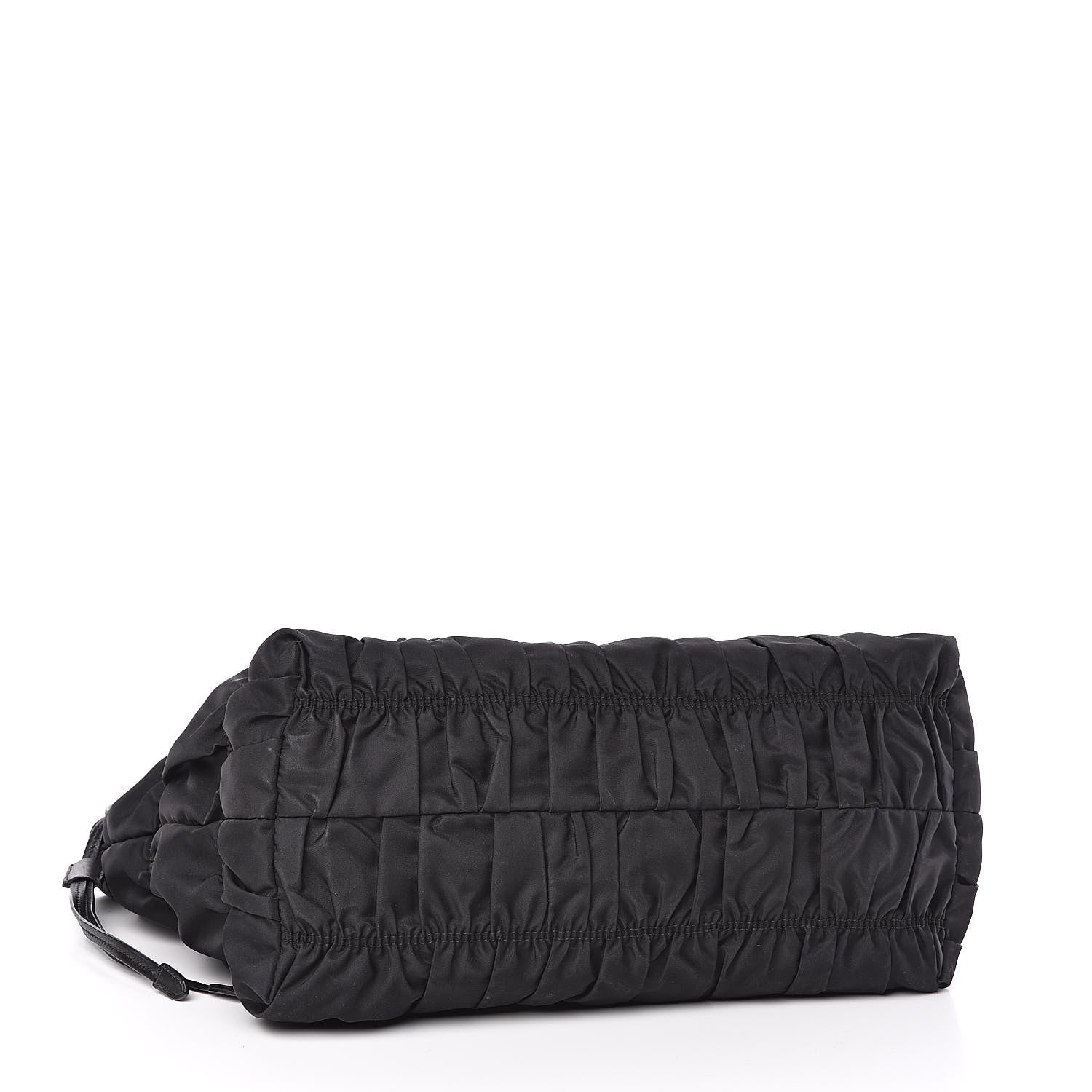 Prada Tessuto Nylon Gaufre Tote Black 4 of 11