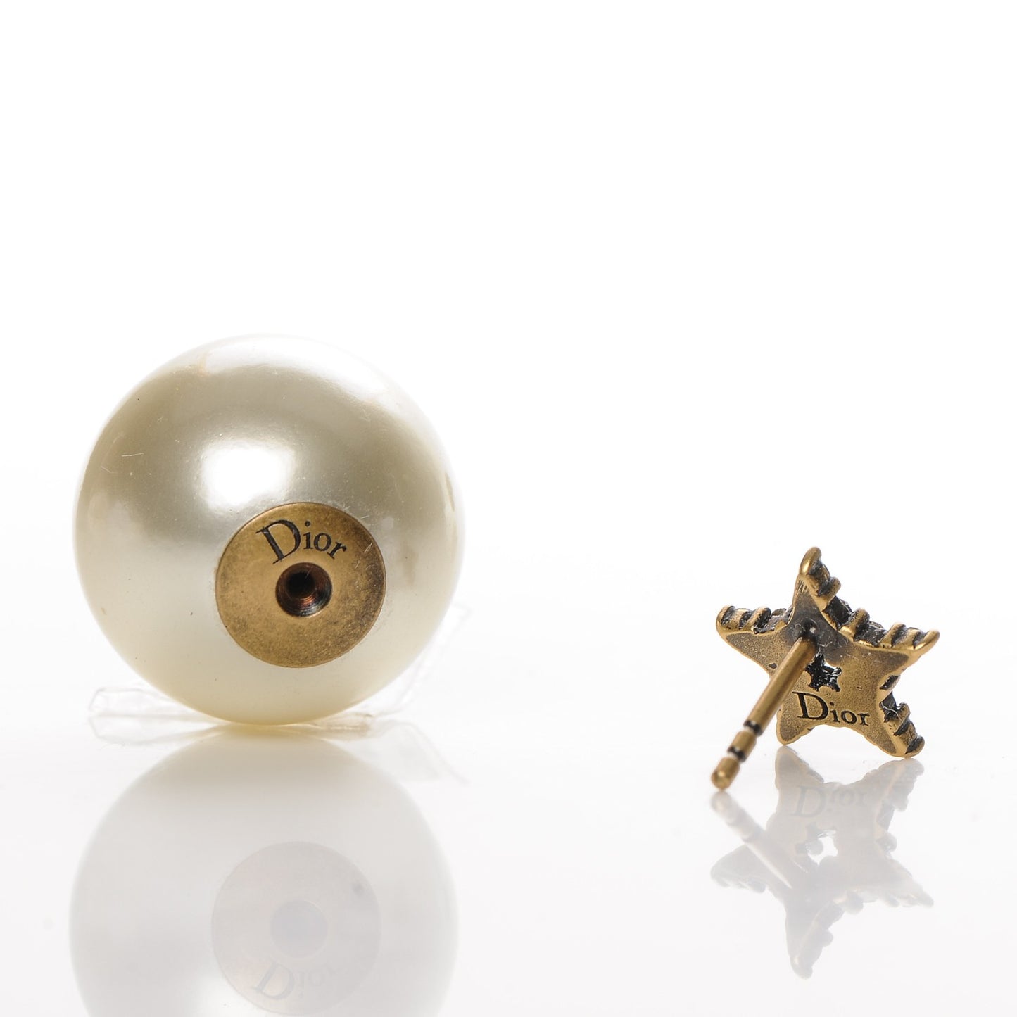 Pearl Crystal Star Mise En Dior Tribal Earrings