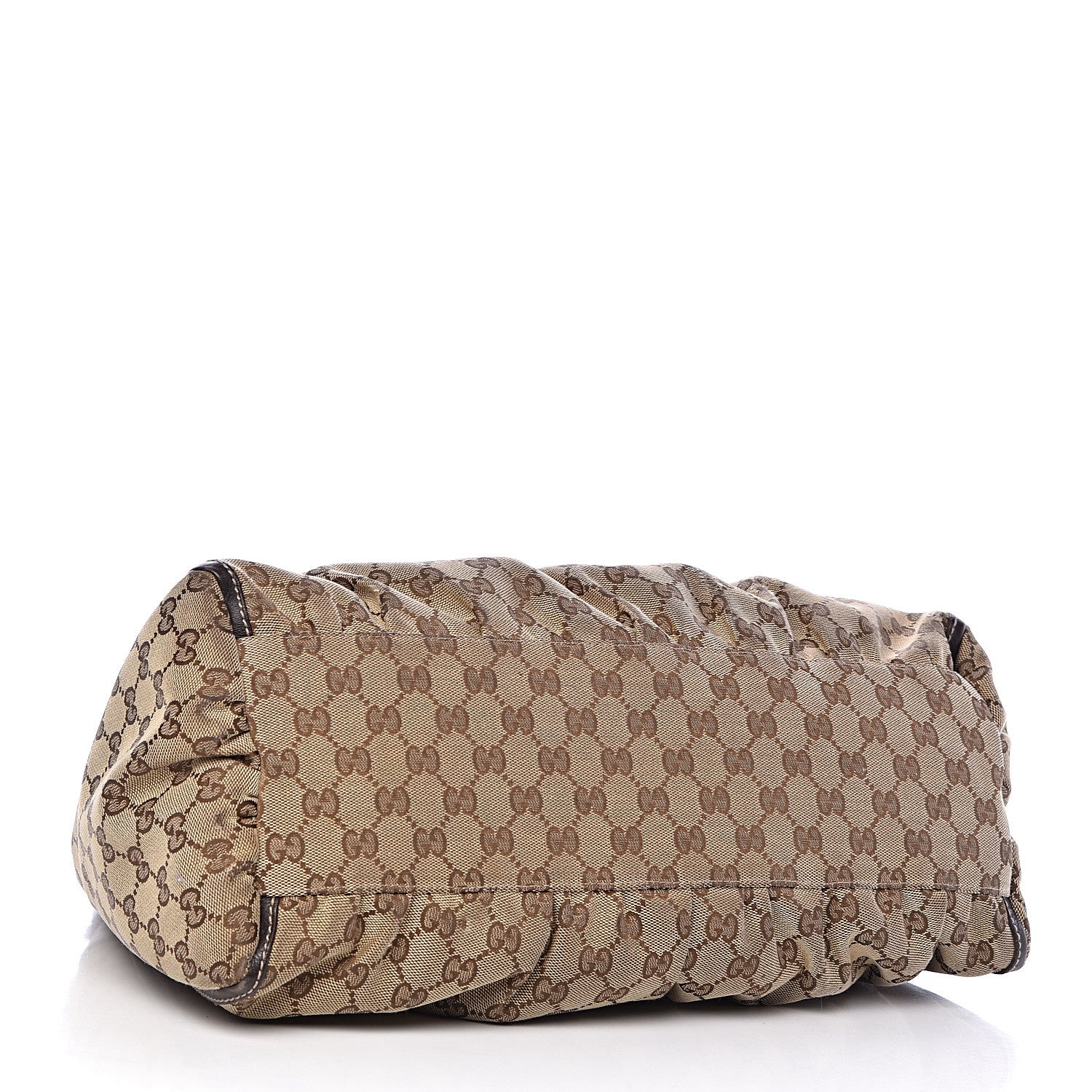 Gucci Monogram Large D Gold Hobo Dark Brown 4 of 17