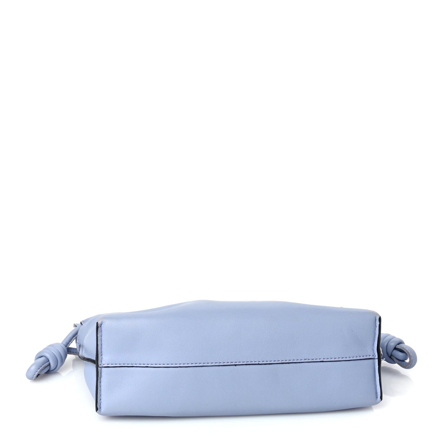 Calfskin Mini Flamenco Knot Bag Indigo Tan