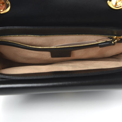 Gucci Azalea Calfskin Small Marina Chain Shoulder Bag Black 5 of 10