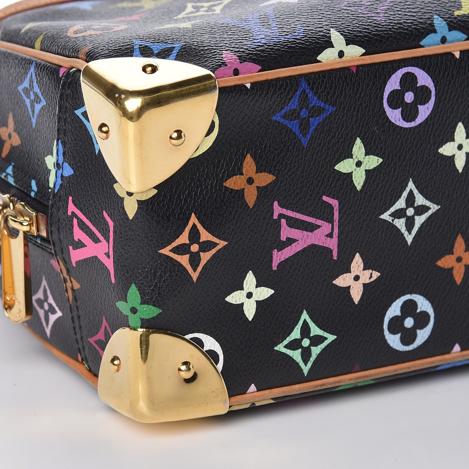 Louis Vuitton Monogram Multicolor Trouville Black 8 of 12