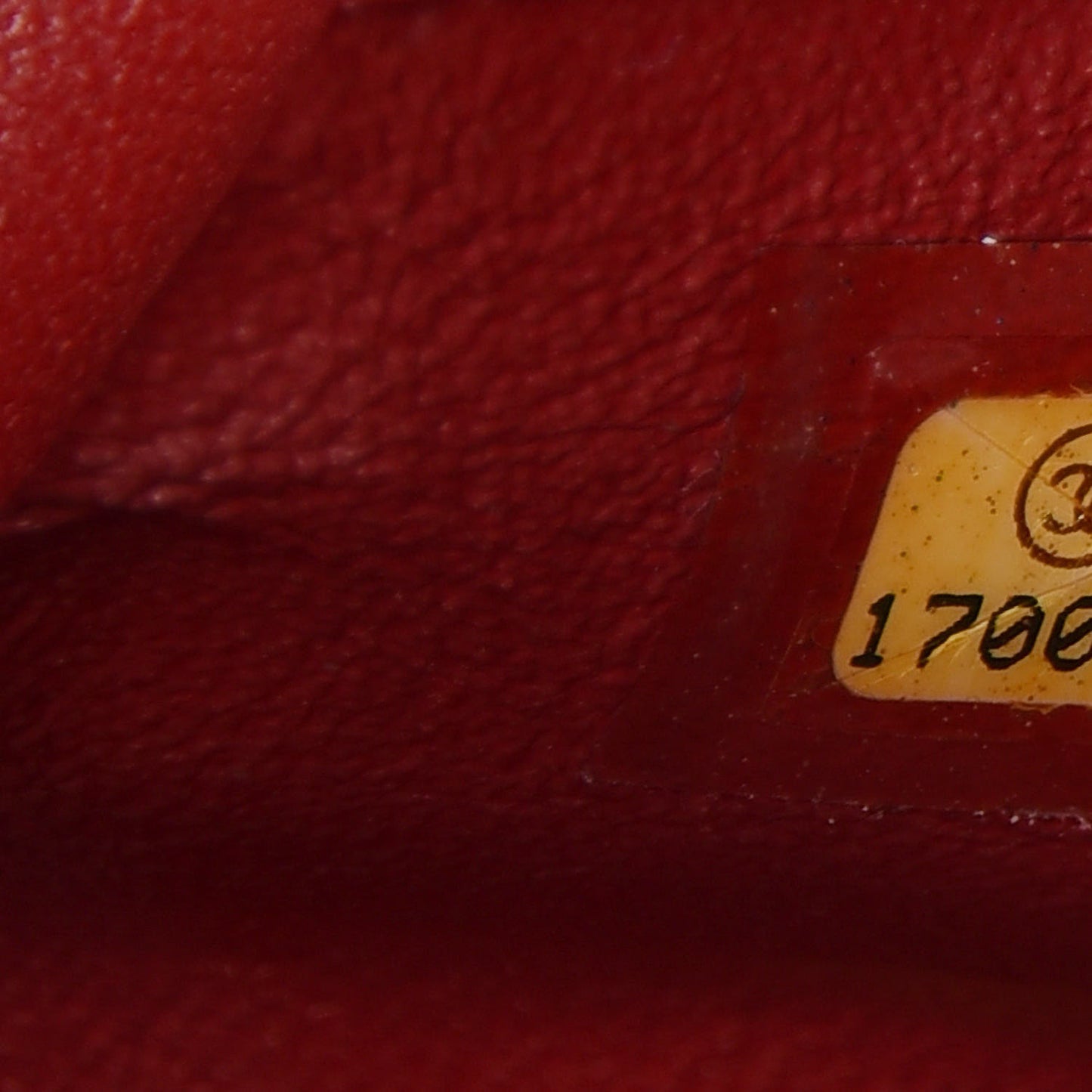 Caviar Quilted Clutch With Chain Flap Dark Red