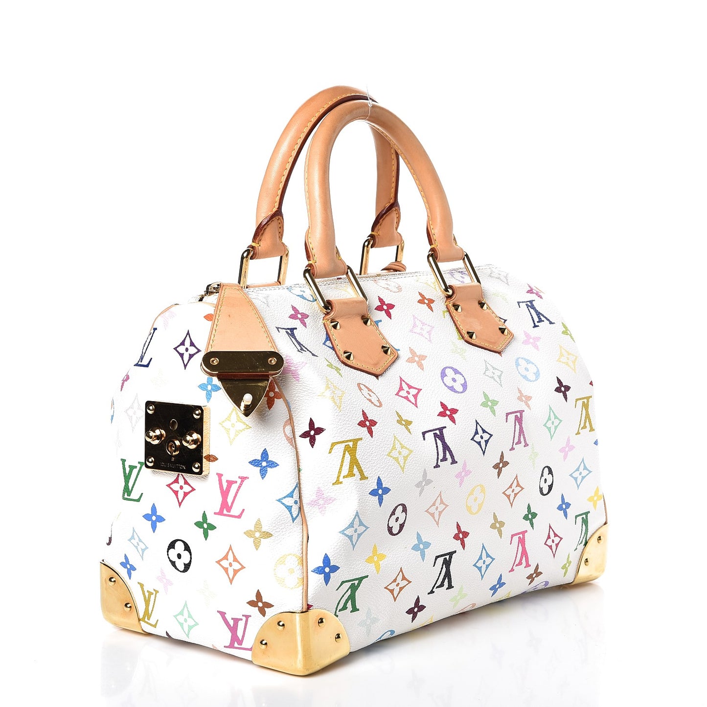 Monogram Multicolor Speedy 30 White