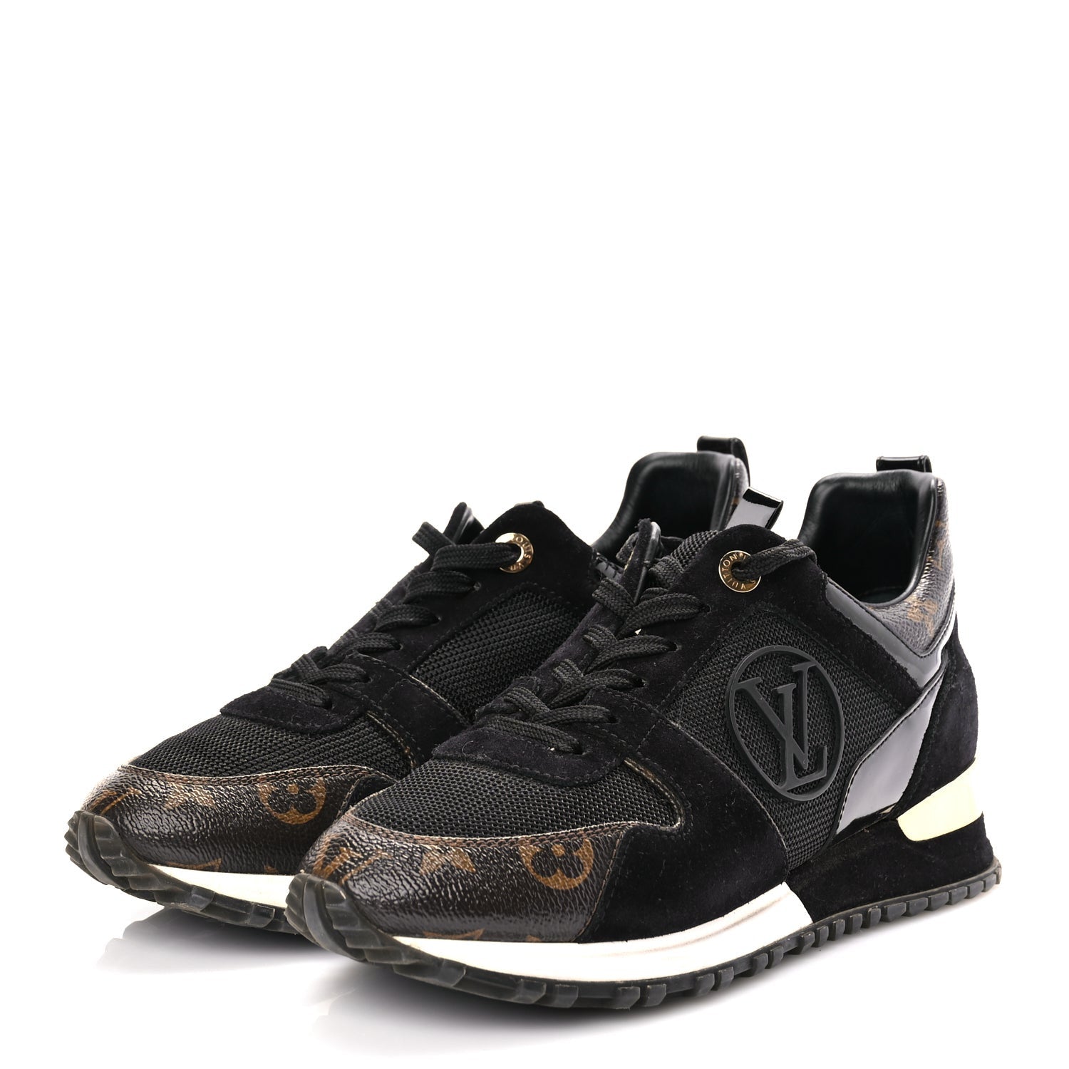 Louis Vuitton Suede Monogram Run Away Sneakers 36.5 4 of 8