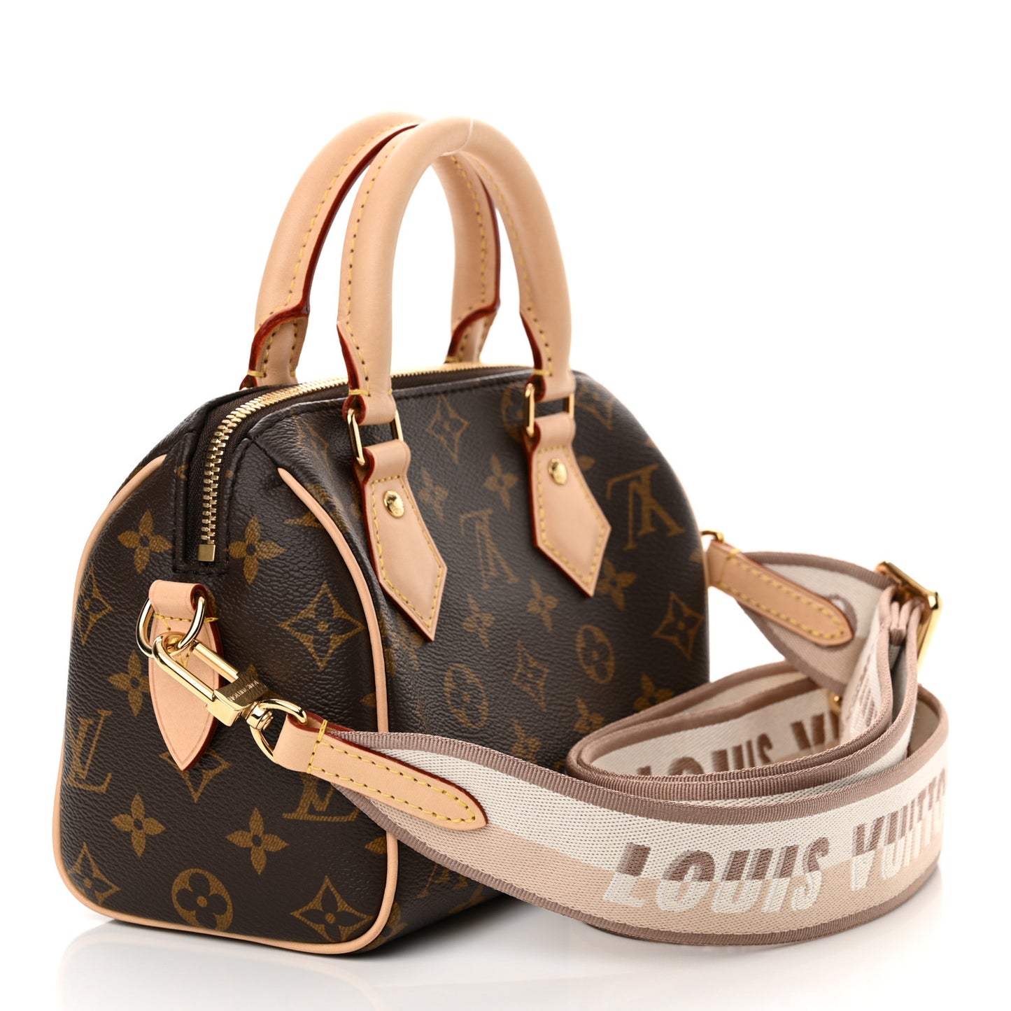 Monogram Speedy Bandouliere 20 Beige