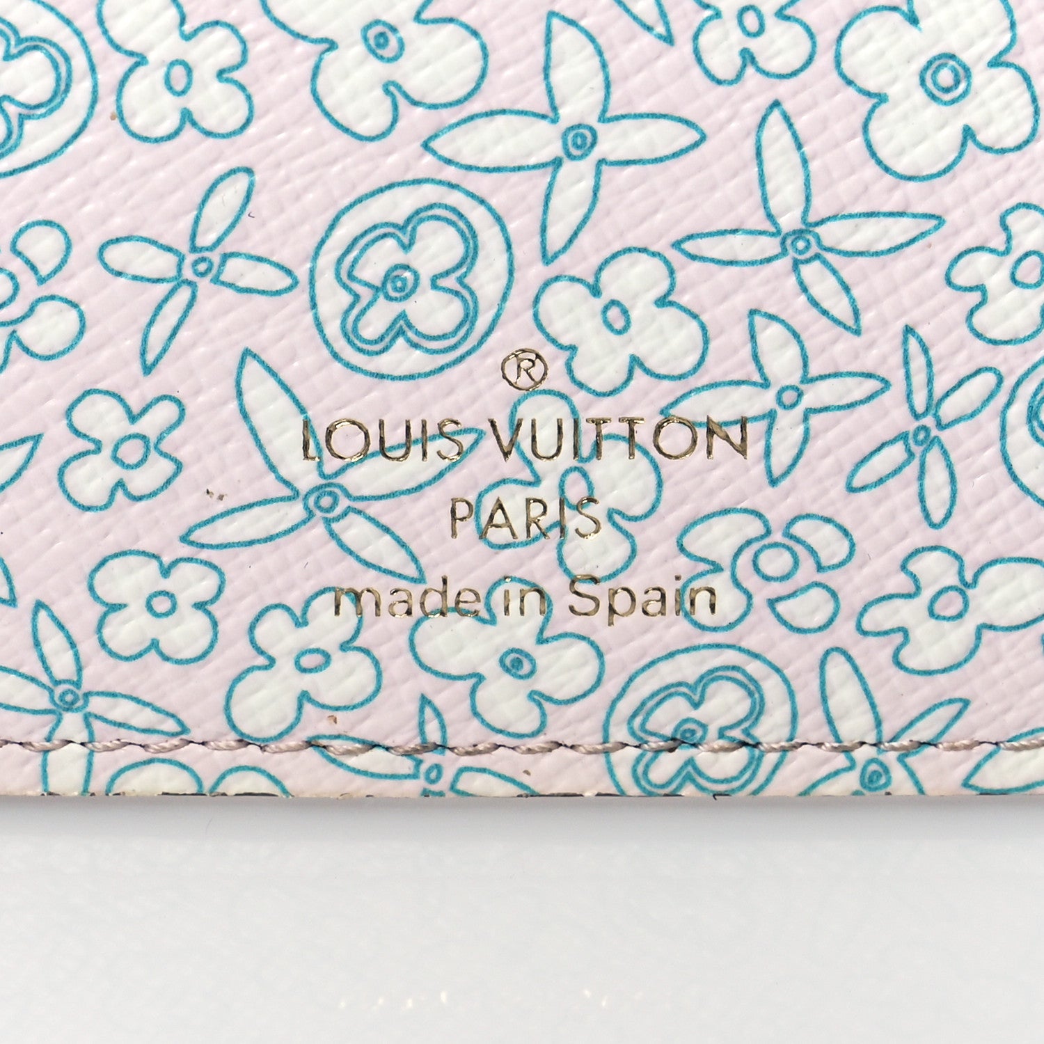 Louis Vuitton Monogram Fleuri Insolite Wallet Rose 6 of 9