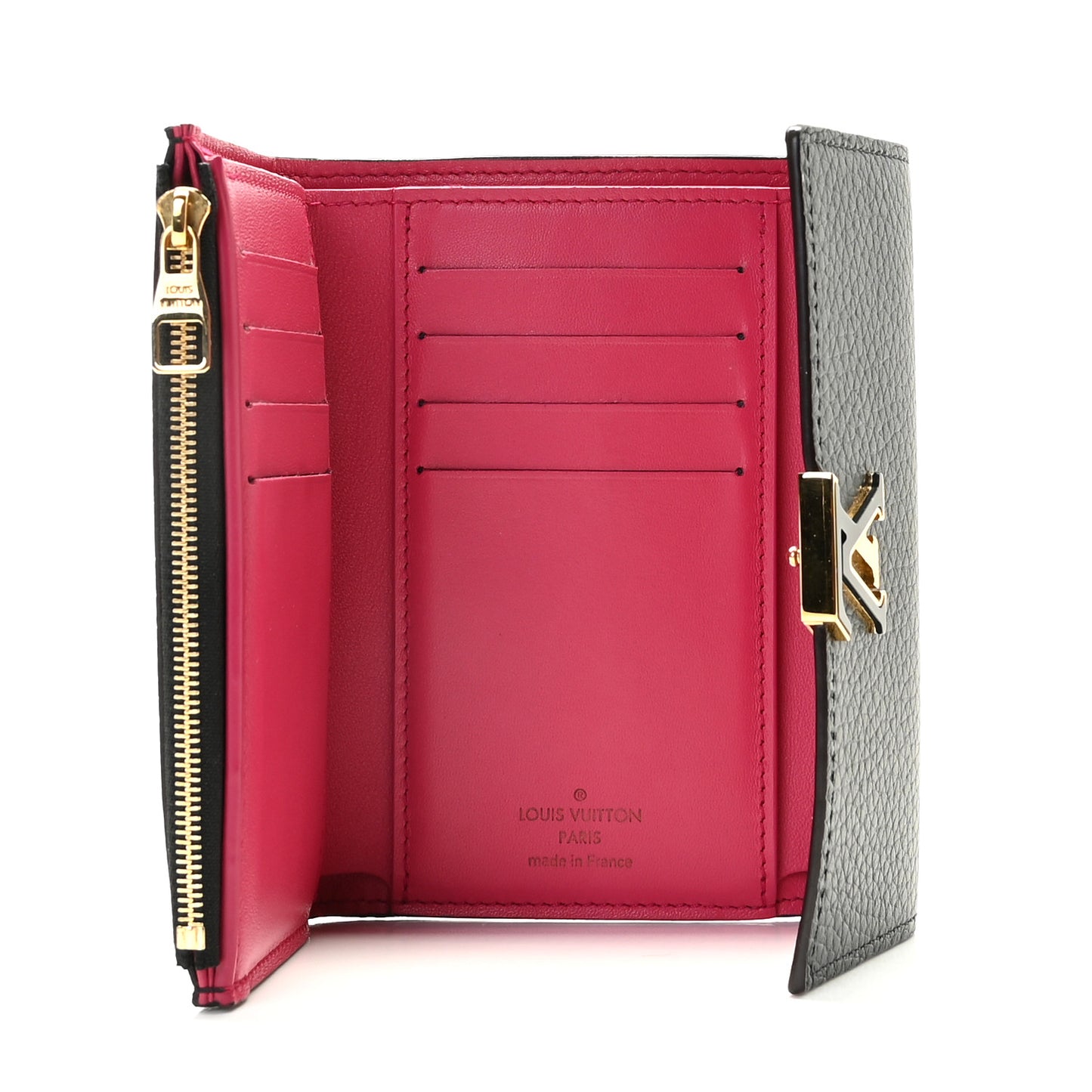 Taurillon Capucines Compact Wallet Black