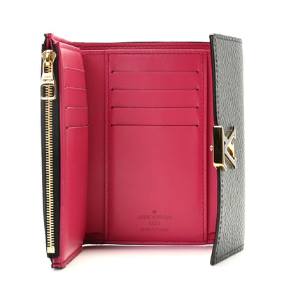 Louis Vuitton Taurillon Capucines Compact Wallet Black 6 of 7