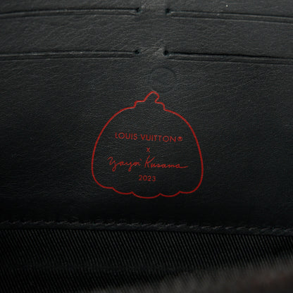 Louis Vuitton LV X YK Taurillon Monogram Soft Trunk Wallet Black Red 6 of 9