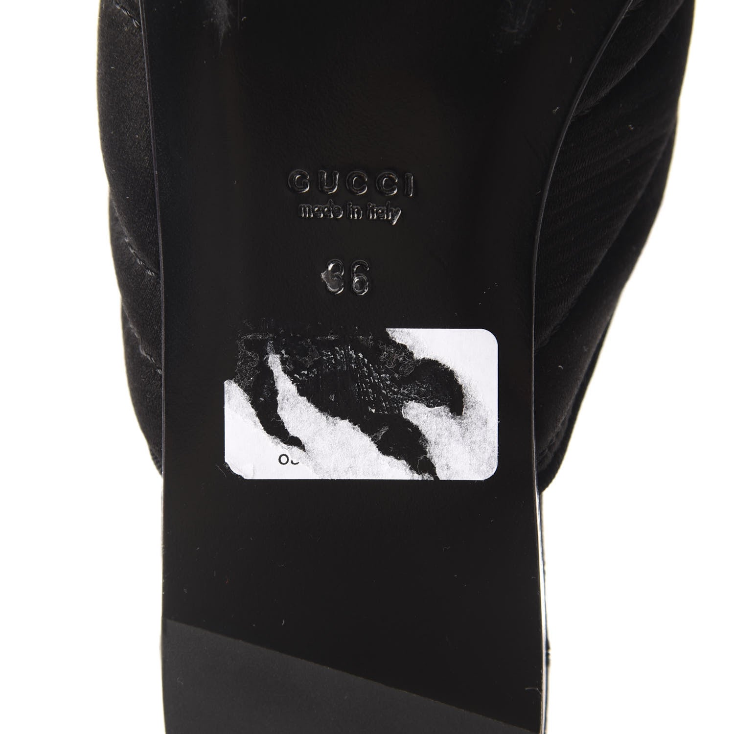 Gucci Satin Embroidered Heart and Dagger Slippers 36 Black 8 of 10