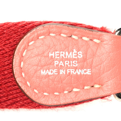 Hermes Taurillon Clemence Amazone Evelyne TPM Crevette Rouge Casaque 5 of 9