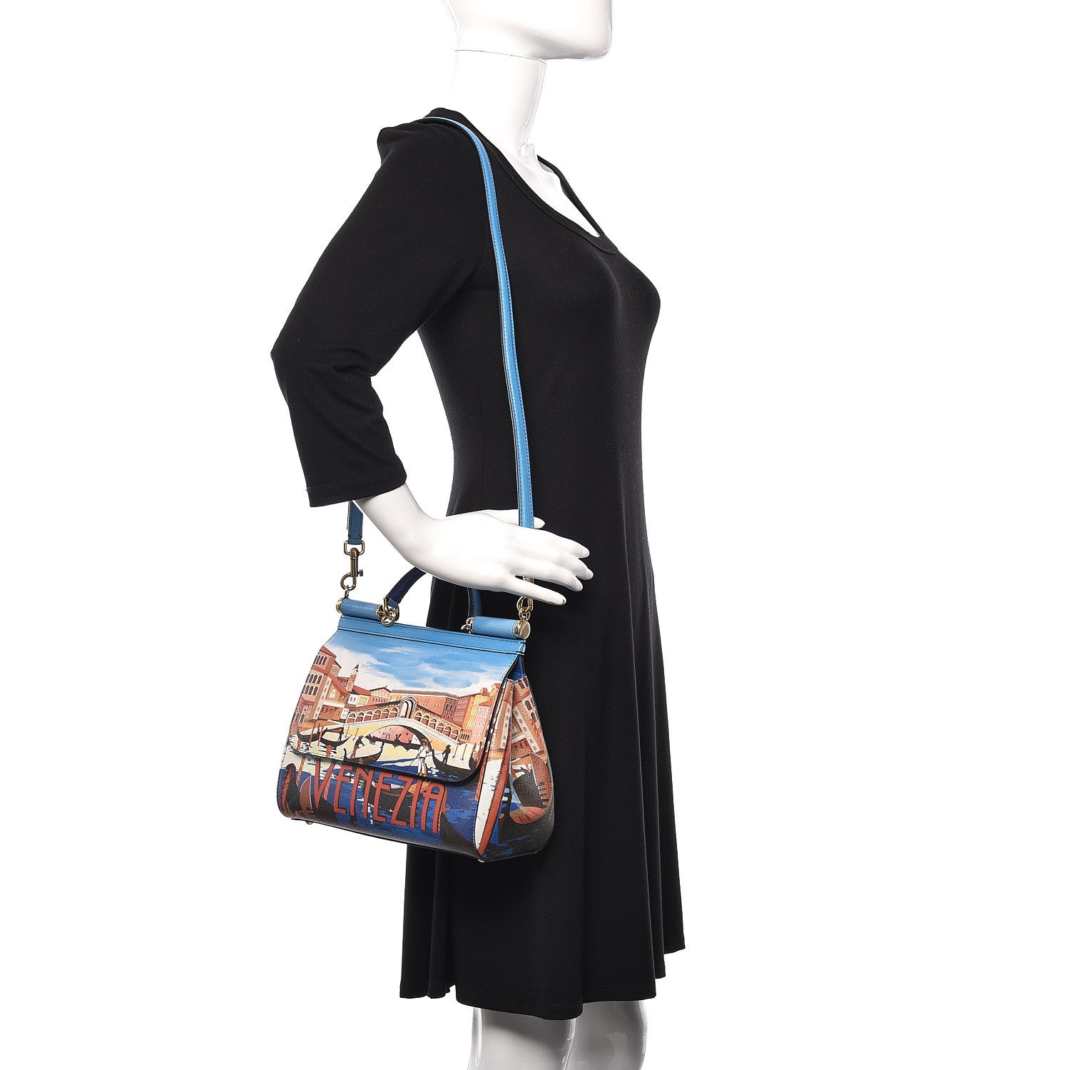 Dolce & Gabbana Dauphine Venezia Printed Medium Miss Sicily Satchel Multicolor 2 of 17