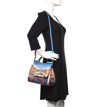 Dolce & Gabbana Dauphine Venezia Printed Medium Miss Sicily Satchel Multicolor 2 of 17