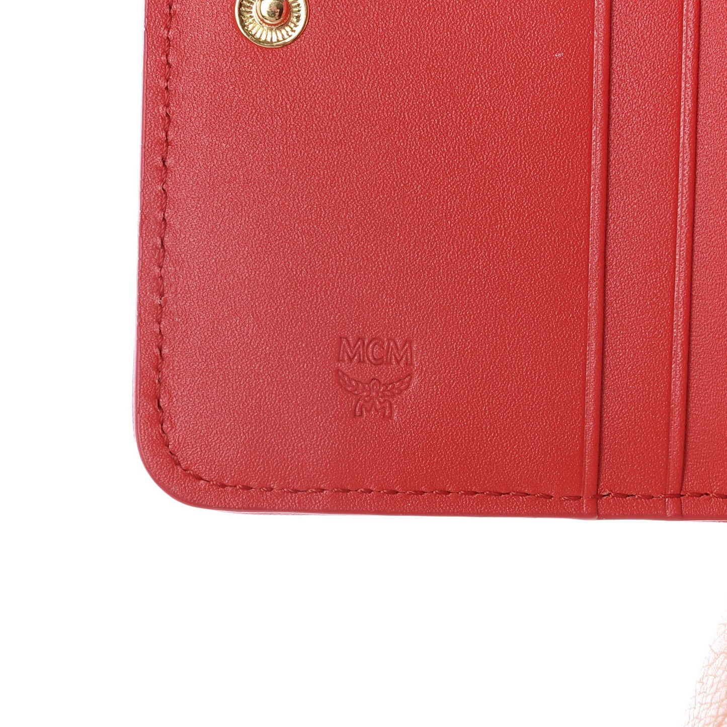 Skyoptic Visetos Mini Zip Around Wallet Cognac